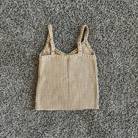 Song of Style Iris knit tank in camel - Picture 5 of 5